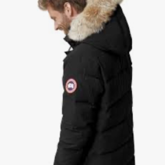 Canada Goose Mens Carson Parka HERITAGE Coat, Black, Size Medium - Picture 4 of 16
